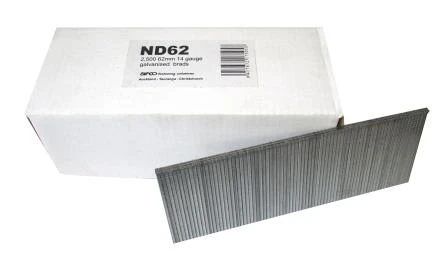 ND62 SIFCO® 62mm 14Ga. Galvanised Brads 2,500pcs/Box